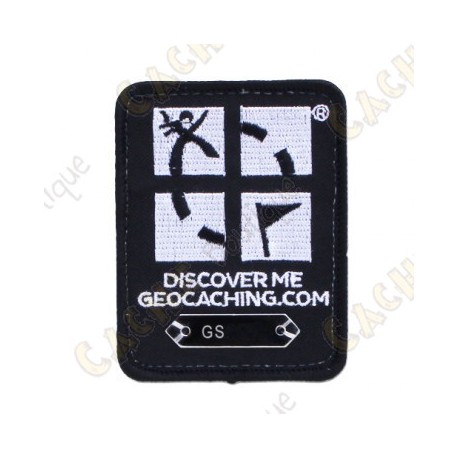 Four Color Geocaching Logo Trackable Patch