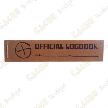 Petit logbook "Official Logbook" pour PET - Rite in the Rain