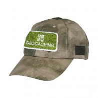 Casquette patch Geocaching - Camouflage vert