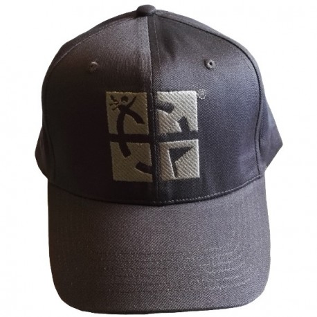 Gorra logo Geocaching - Gris