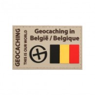 Parche "Geocaching en Belgique" PVC