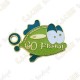 Geocoin "Go Fish" - Green