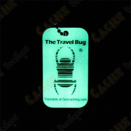 Travel bug QR - Phosphorescent