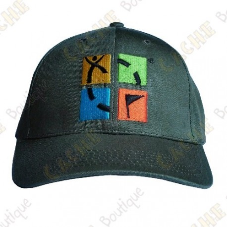 Gorra logo Geocaching color - Caqui