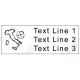 Customizable pocket stamp - 38x14mm
