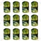 Magnetic Nano Cache "Geo" x 12 - Green