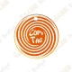 Copy Tag - Geocoin/Double tag - Orange