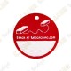 Copy Tag - Geocoin/Double tag - Rojo