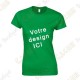 T-shirt 100% personalizado, Mulher