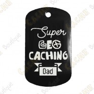 "Super Geocaching Dad" Traveler - Black