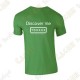 T-shirt trackable "Discover me" Homem