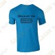 T-shirt trackable "Discover me" Homem