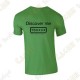 T-shirt trackable "Discover me" Homem