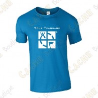 T-shirt with your Teamname, for Men - Black