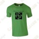 T-shirt with your Teamname, for Men - Black