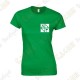 T-shirt trackable "Discover me" Mulheres - Preto