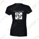 T-shirt trackable com seu Apelido, Mulheres - Preto