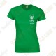 Trackable T-shirt with your Teamname, for Women - Black