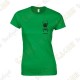 Camiseta trackable con Teamname, Mujer - Negra