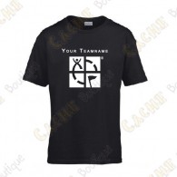 T-Shirt avec votre Pseudo, Enfant - Noir