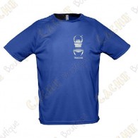 Trackable technical T-shirt with your Teamname, for Men - Black