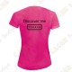 Trackable "Discover me" technical T-shirt for Women - Black