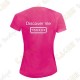 Trackable "Discover me" technical T-shirt for Women - Black