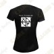 T-shirt técnica trackable com seu Apelido, Mulher - Preto