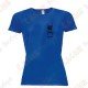 Trackable technical T-shirt with your Teamname, for Women - Black