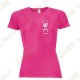 Camiseta técnica trackable con Teamname, Mujer - Negra