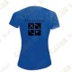 Camiseta técnica trackable con Teamname, Mujer - Negra