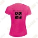 Camiseta técnica trackable con Teamname, Mujer - Negra