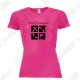 Camiseta técnica con Teamname, Mujer - Negra