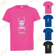 T-shirt técnica trackable "Travel Bug" Criança