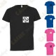 T-Shirt technique trackable "Discover me" Enfant - Noir