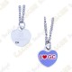 Geocoin Collar "I love GC"