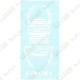 Car TB sticker 8" - White