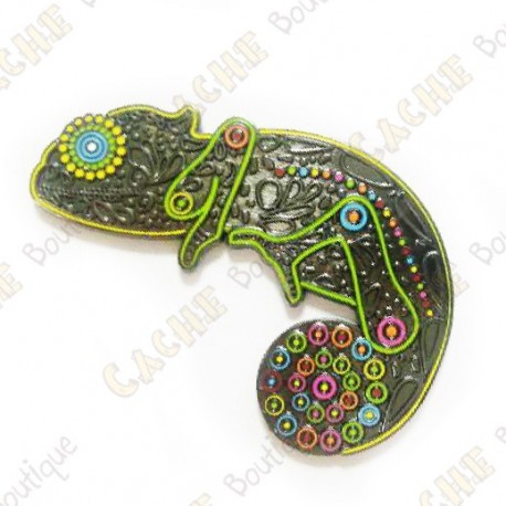 Geocoin "Chameleon" - Neon Limited Edition