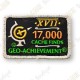 Geo Achievement® 17 000 Finds - Parche