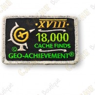 Geo Achievement® 18 000 Finds - Parche