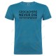 T-shirt "Geocachers never die" Homem