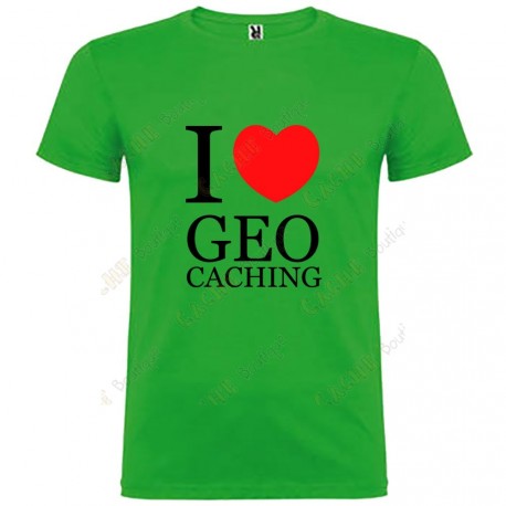 T-Shirt "I love Geocaching" Enfant