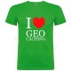 T-shirt "I love Geocaching" Criança