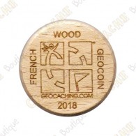 Wooden coin - Planet Exploration