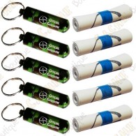 Micro capsule "Official Geocache" 5 cm + logroll x 5 - Camuflaje