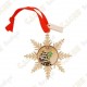 Geocoin "Signal ornament" Gold - Christmas Tree