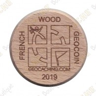 Wooden coin - Brushwoods