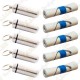 Micro capsule "Official Geocache" 5 cm + logroll x 5 - Gris