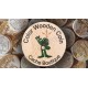 Géocoins en bois Couleur personnalisés x 50
