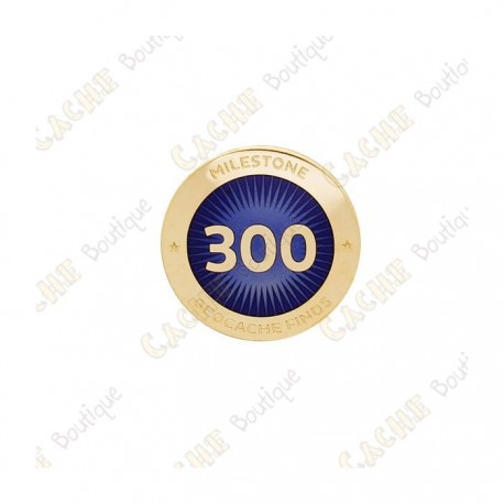 Pin's "Milestone" - 300 Finds